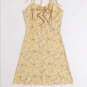 Yellow cami dress